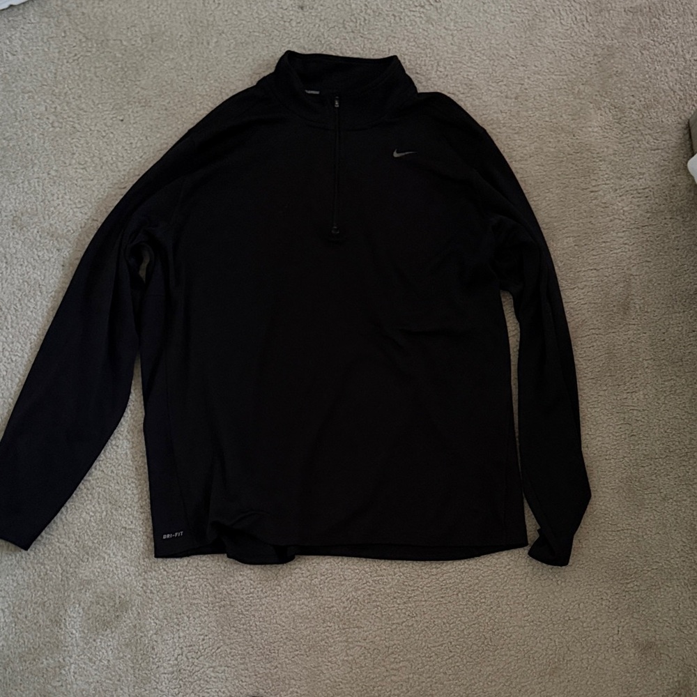 Nike Black Quarter-Zip Pullover